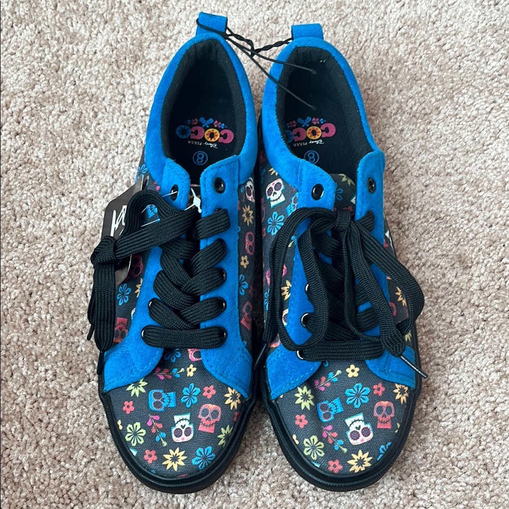 NWT Disney Coco Skull Sneakers